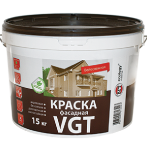 Краска VGT ВД-АК-1180 фасадная «БЕЛОСНЕЖНАЯ» Краска VGT ВД-АК-1180 фасадная «БЕЛОСНЕЖНАЯ»